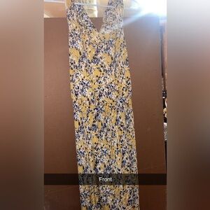 Kaileigh Yellow and White dress